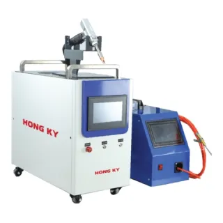 Máy hàn laser mini Hồng Ký HK-LA1500 hàn điểm, hàn xung, hàn liên tục