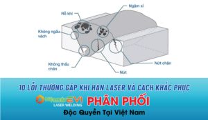 10 Lỗi thường gặp khi hàn laser